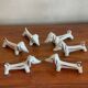 6 Dachshund knife holders