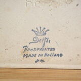 Delfts earthenware tile
