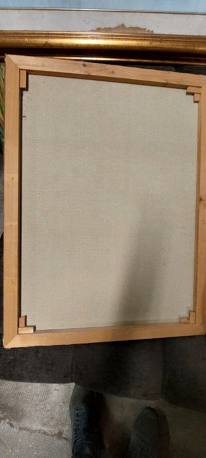 Abstract painting by Franco Balleri 1977 oil on canvas 80x60