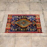 Izmir oriental rug 120x60 cm with vintage handmade Anatolian patterns