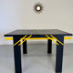 Table à manger extensible postmoderne design italien Lorenzo et Stefani, 1980