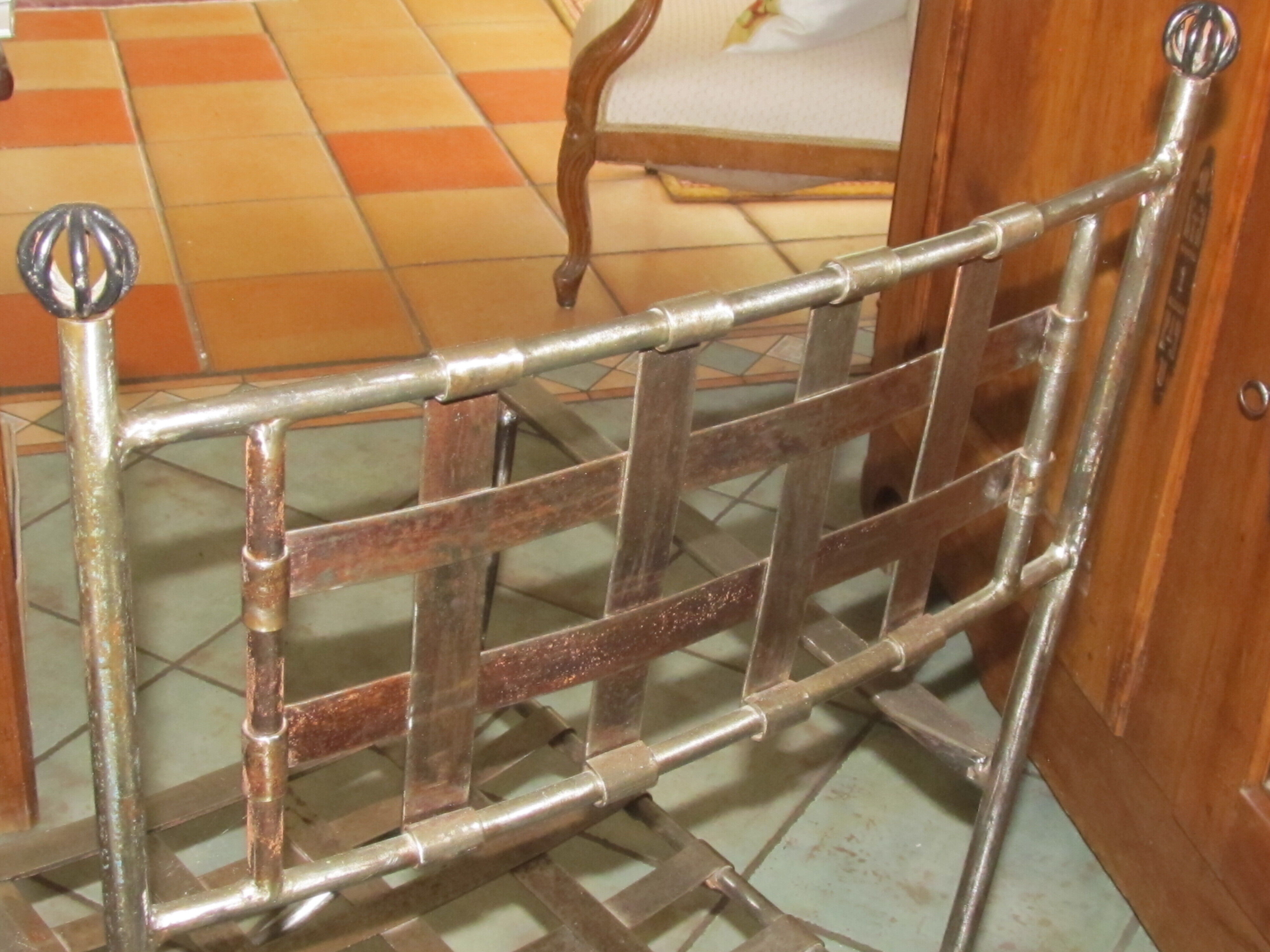 Fauteuil réalisée par un ferronnier d'art