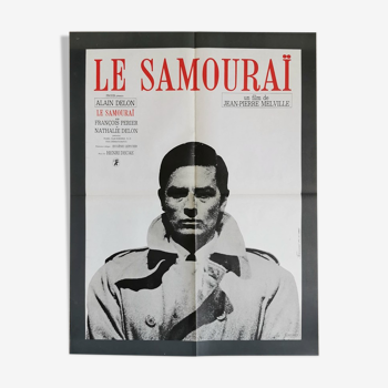 The Samurai Jean pierre melville Alain Delon original poster of 1967