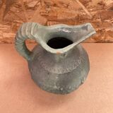Antique marcelo jornet pitcher green terracotta vintage
