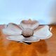 Silver-plated lotus flower ashtray, 1970.