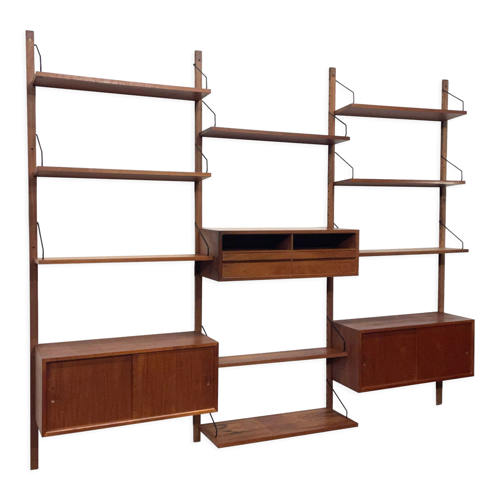 Vintage Poul Cadovius Royal System wall system wall
