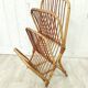 Vintage rattan magazine holder