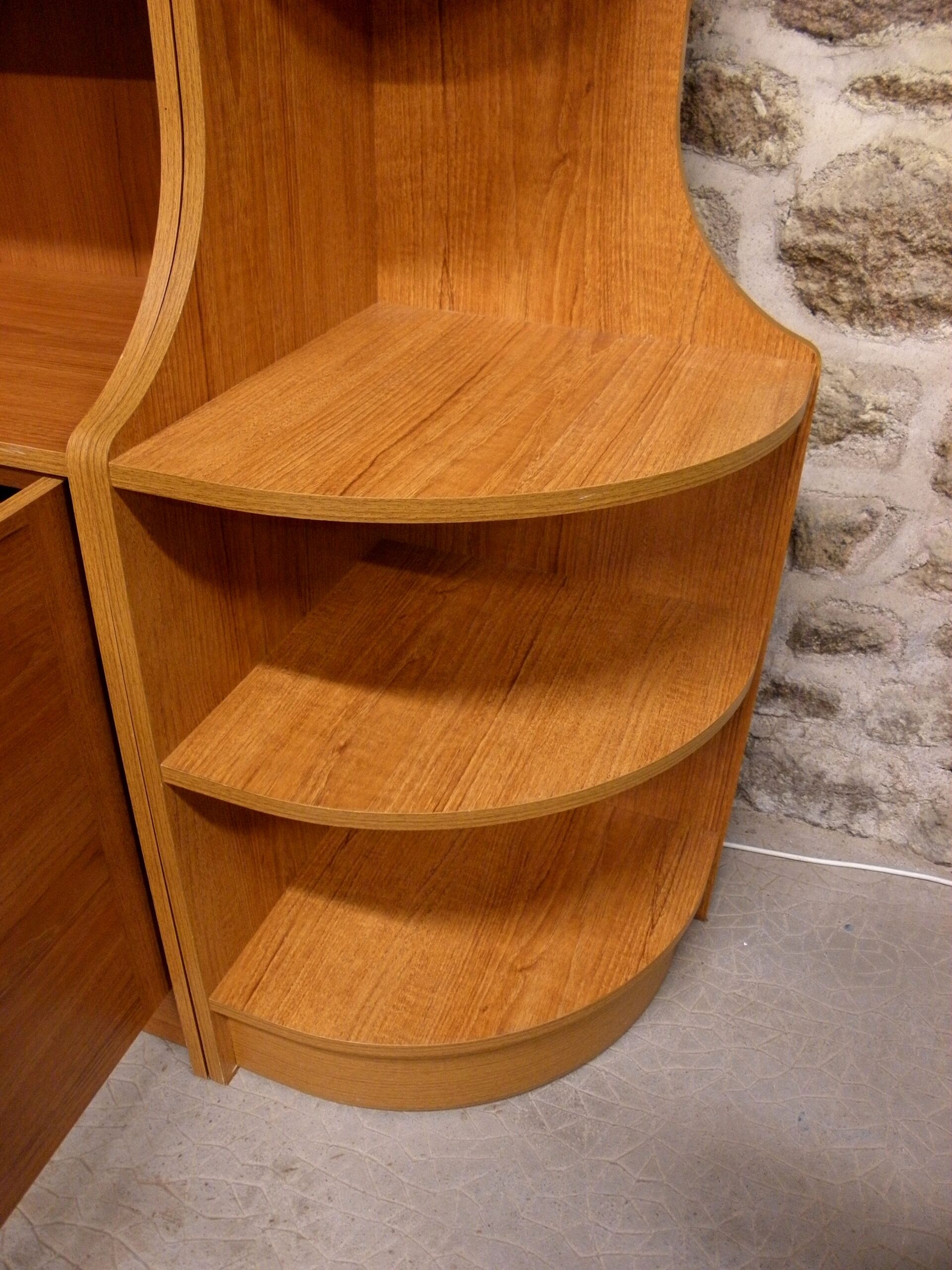Bibliothèque modulable années 70