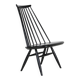 Asko / Ilmari Tapiovaara “Mademoiselle” spindle back lounge chair / Mid Century Modern Design / Finland / 1950s-1960s / black