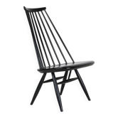 Asko / Ilmari Tapiovaara “Mademoiselle” spindle back lounge chair / Mid Century Modern Design / Finland / 1950s-1960s / black