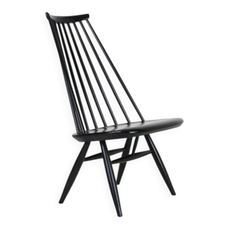Asko / Ilmari Tapiovaara “Mademoiselle” spindle back lounge chair / Mid Century Modern Design / Finland / 1950s-1960s / black