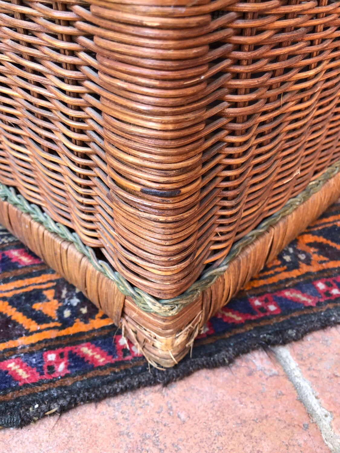 Vintage wicker chest