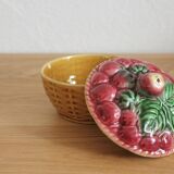 Sugar jar candy in slurry fruits Sarreguemines