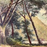 Painting "Undergrowth", Oil on canvas