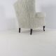 Armchair chair hairy Doodle retro fully restored - new upholstery
