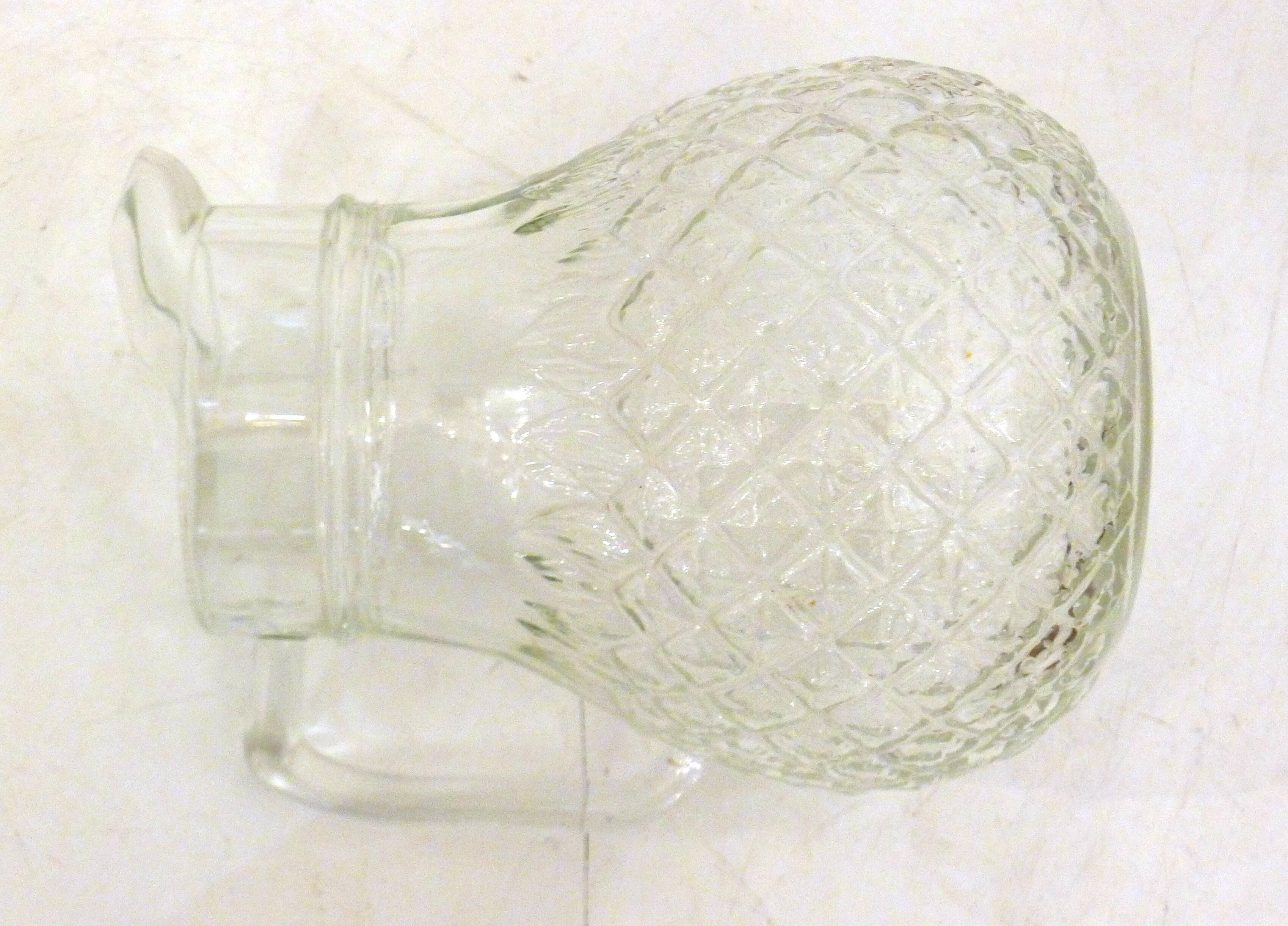 Pineapple pitcher in glass