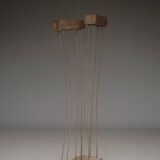 Sculpture cinétique abstraite en métal, dans le style de Harry Bertoia, années 1960