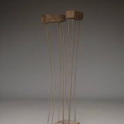 Sculpture cinétique abstraite en métal, dans le style de Harry Bertoia, années 1960