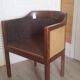 fauteuils style art déco , bois et cannage