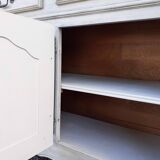 Relooked solid oak buffet
