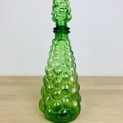 Carafe bouteille italienne verre verte