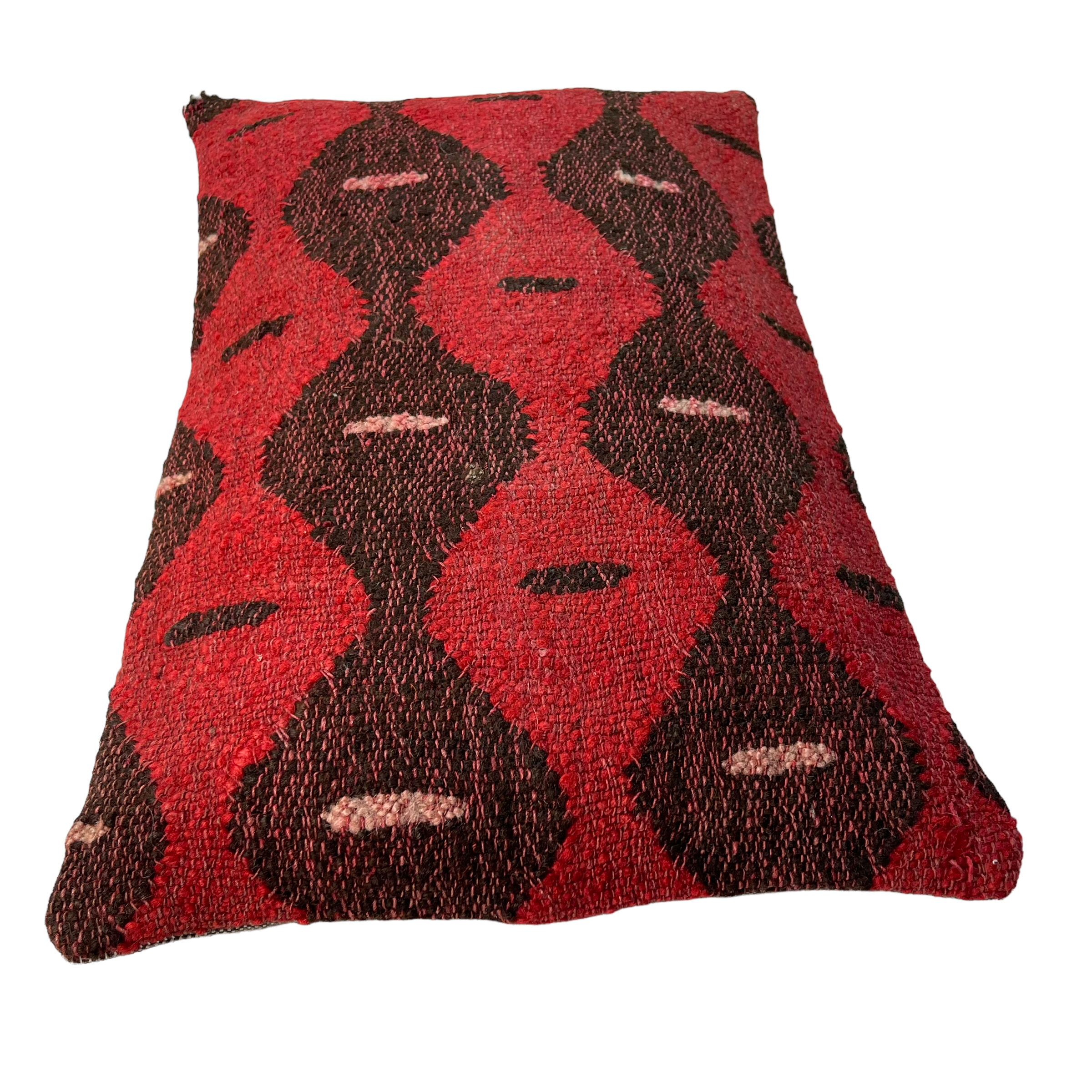 Vintage turkish kilim cushion cover, 30 x 50 cm