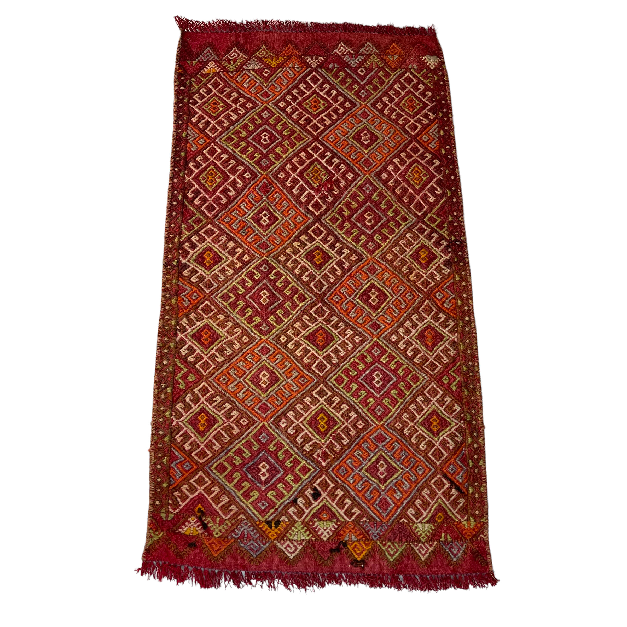 Tapis kilim turc vintage 93 x 50 cm