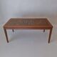 Table basse danoise en teck et céramique, 1960