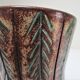 Vase accolay ceramic plant decoration signed