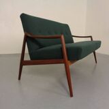 Organic Teak Sofa by Hartmut Lohmeyer for Wilkhahn, 1960s