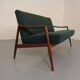 Organic Teak Sofa by Hartmut Lohmeyer for Wilkhahn, 1960s