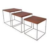 Set of 3 side tables, Mimi set, 1960s.