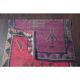 Vintage Turkish Hand-Knotted Wool Cotton Pink Runner Rug 85x260