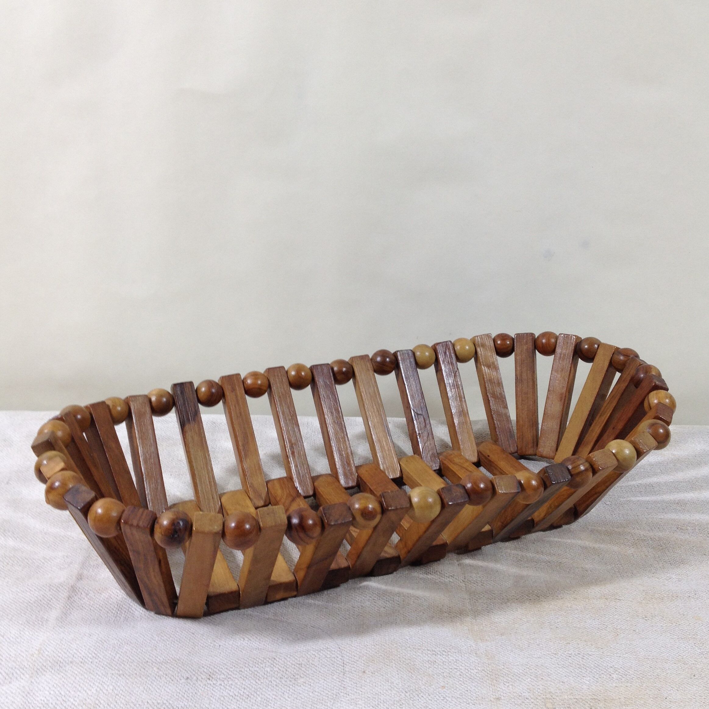 Scandinavian teak trash