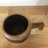 Vintage small brown mug