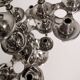 Set of 7 BMF "Orion" candle holders with foot