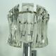 Set of four large Murano glass elements and chromed brass sconces, Italy 60