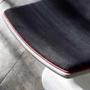 Space Age armchair lacquered fiber and fabrics 1970