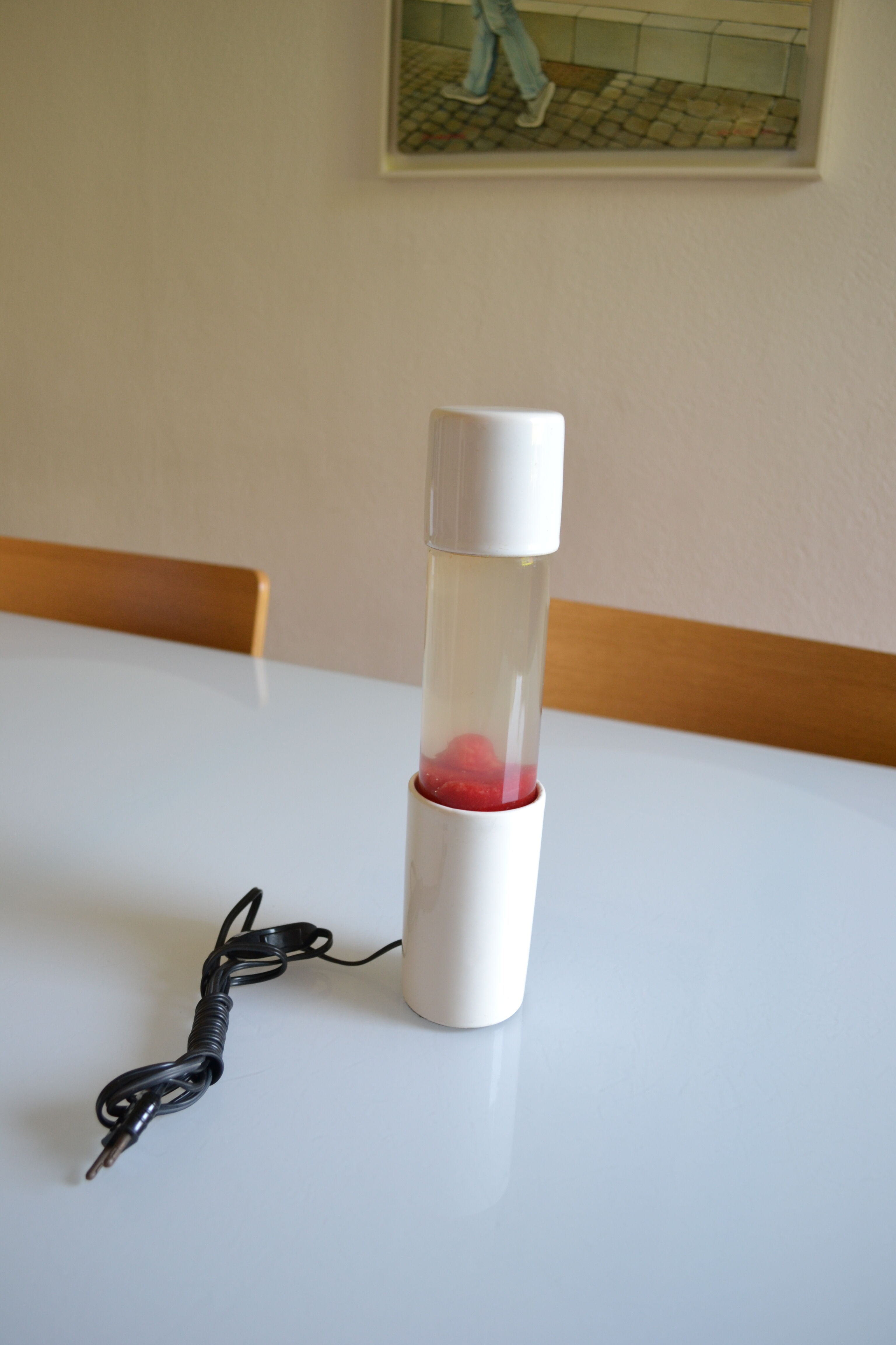 Psychedelic lamp 70's lava space age