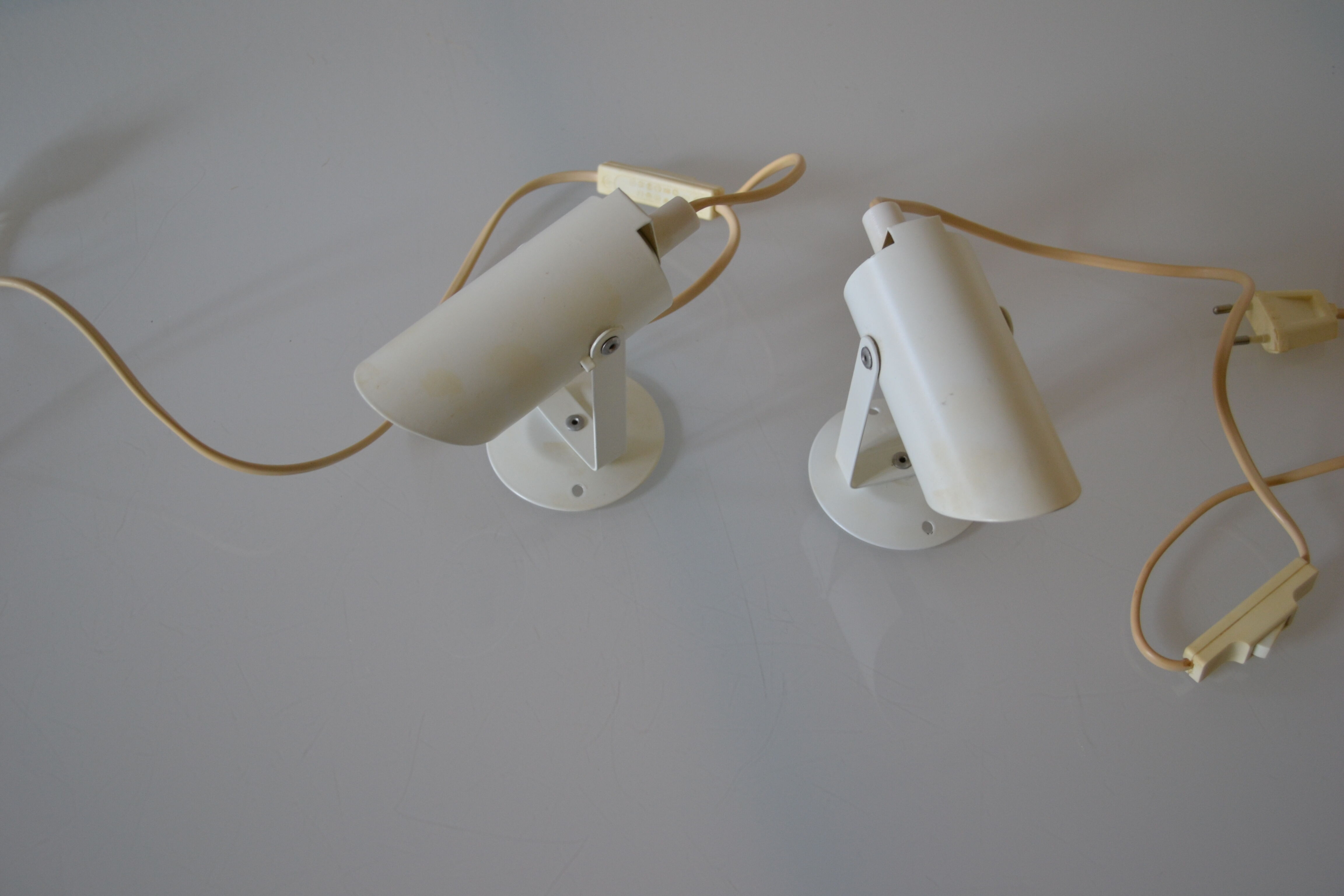 Paire d'appliques scandinaves 60's Lyfa 3009