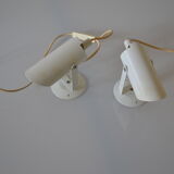 Pair of Scandinavian wall lamps 60's Lyfa 3009