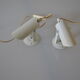 Paire d'appliques scandinaves 60's Lyfa 3009
