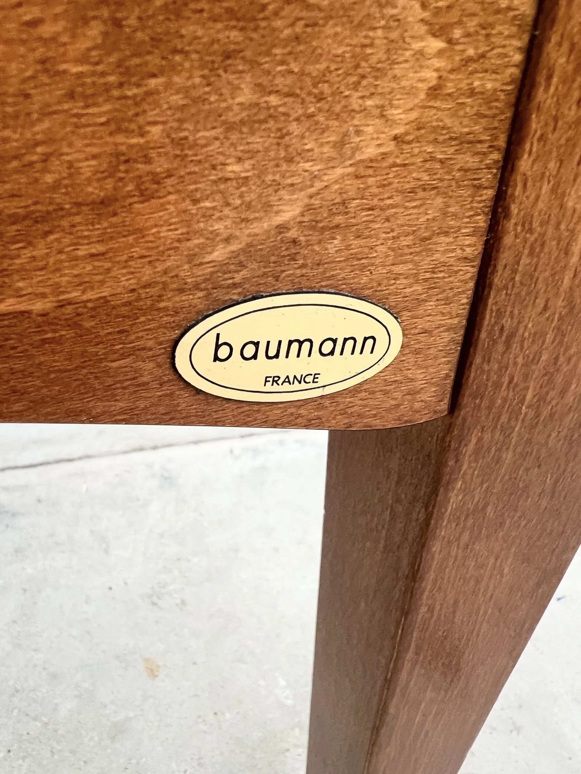 Baumann vintage coffee table – smoked glass