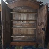 Transition wardrobe in 18th century walnut