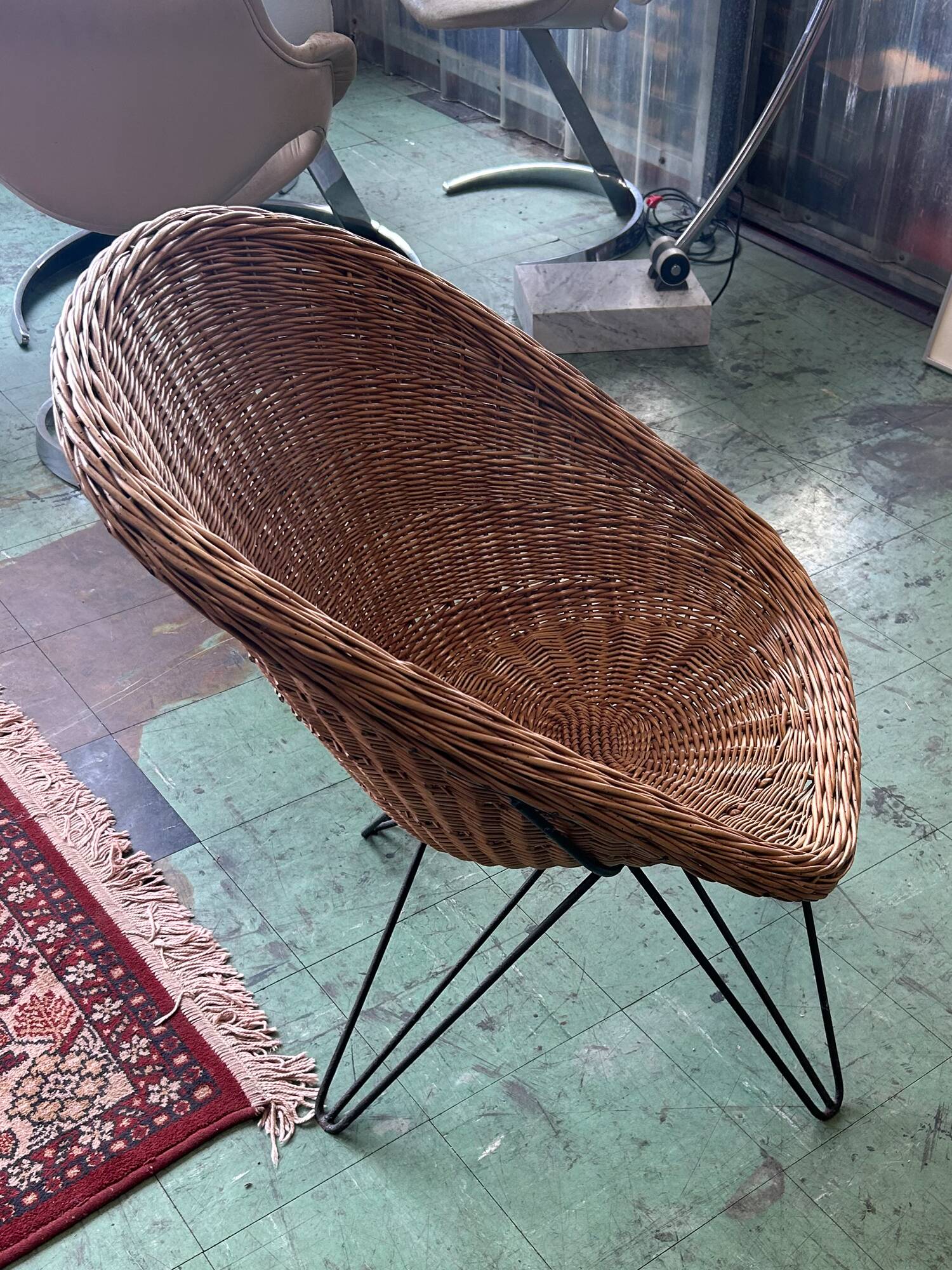 Rattan armchair Teun Velthuizen for Urotan 1950