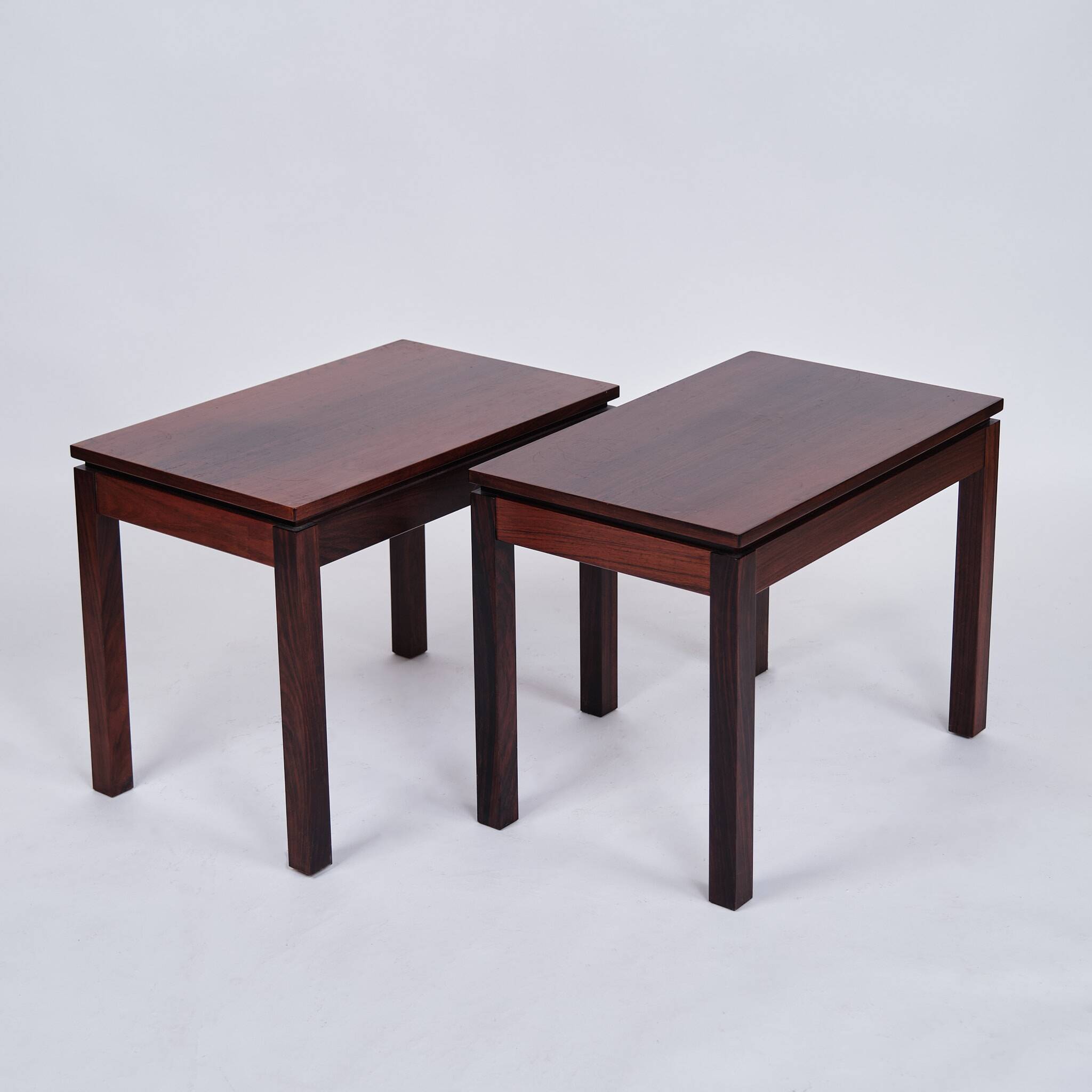 Ensemble de tables d'appoint / tables basses - palissandre - Rud Thygesen - Heltborg Furniture - 1960