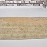 Vintage Bige Kitchen Runner Rug sku 1842