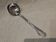 Silver-plated metal soup ladle by Christofle silversmiths, Albi pattern