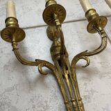 Pairs of Louis XVI bronze wall lamps