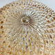 Amber glass ceiling or applique